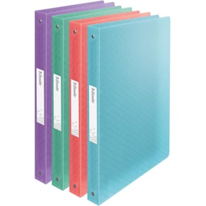 Ringmap Esselte Colour'Breeze, 4 ringen, PP, ft A4, soepele kaft,