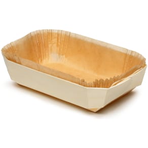 Træform 175x110x40 mm, fødevaregodkendt, 200 stk