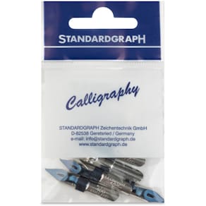 Zierschriftfeder Standardgraph, 0,5 mm, silber