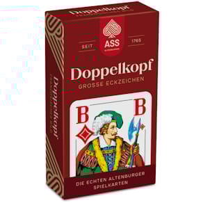 Spielkarten ASS Doppelkopf, Senioren, französisches Bild
