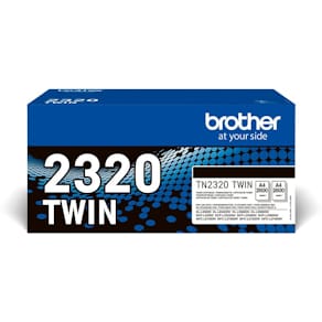 Lasertoner Brother TN-2320, schwarz, 2 St.