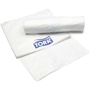 Hygiejnepose Tork B2, 30 µm, 52x58 cm, LDPE hvid, 1000 stk