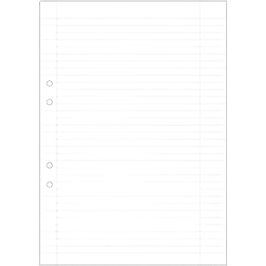 Lösblad A4, hålat, linjerat, 500/fp