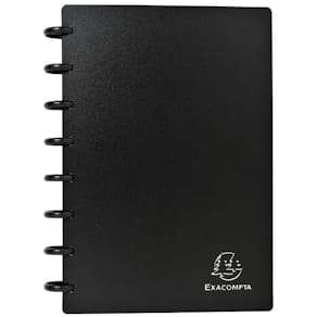 Visittkortmappe EXACOMPTA 120 kort sort