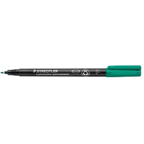 OH-Penna Staedtler Lumocolor Grön, fine, permanent, 10st