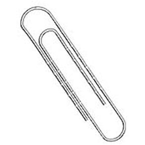 Büroklammer Q-CONNECT KF27004, 77 mm, 100 St., gewellt