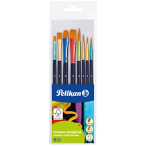 Pinsel-Set Pelikan, 8-teilig, sortiert