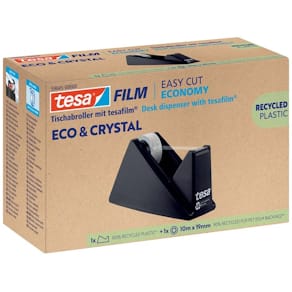 Kontortape tesa ecoLogo transparent 19x10 m, 6 ruller