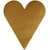 Etikett hjärta guld 19x24mm 1000/rl