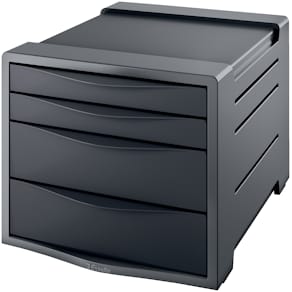 Skuffekabinet Europost Vivida 4 sk. sort