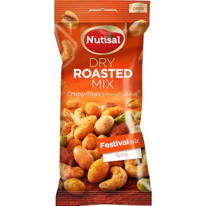 Nötter Festival Spicy mix, saltade, 60g