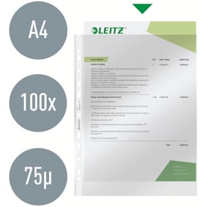 Plastficka LEITZ PP 0,075 A4 Box