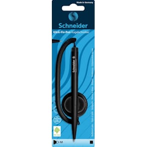 Balpen Schneider Stylofoor Klick-Fix, zwart