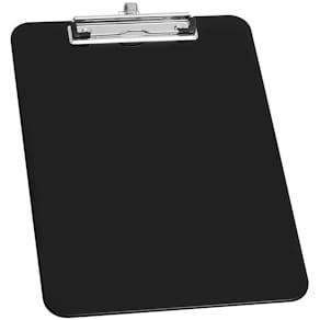 Klemmbrett WEDO A4, mit Stiftehalter, schwarz