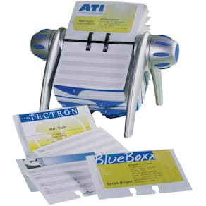 Rollkartei Durable VISIFIX FLIP, 56x102mm, silber