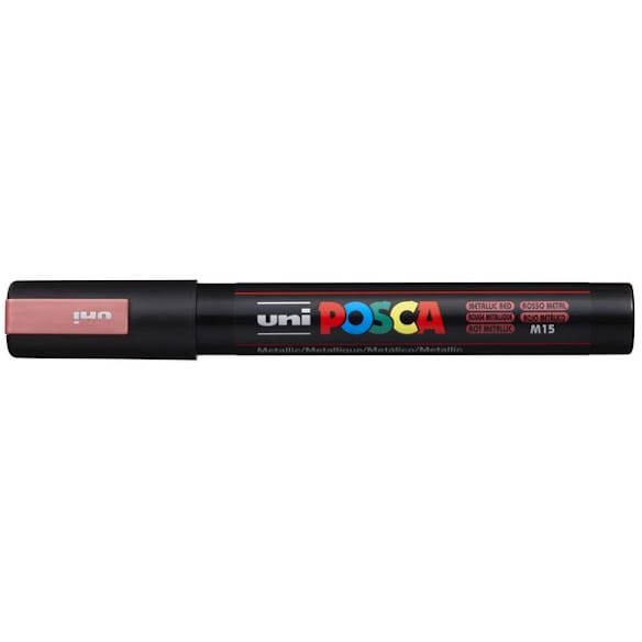 Paintmarker UNI Posca PC-5M met. rød