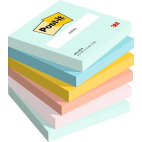 Haftnotizblock Post-it Beachside Collection, sortiert, 6 Stück