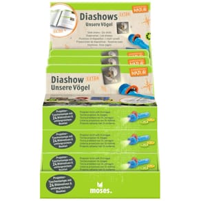 Diashow MOSES. Extra Unsere Vögel, inkl. Batterien