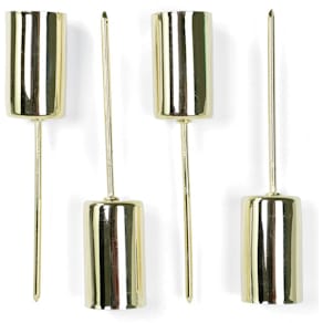 Adventskerzenhalter für Stabkerzen, 4 St., gold