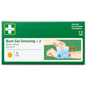 Kompresse Cederroth Burn Gel, 10 x 10 cm, 2 Stück