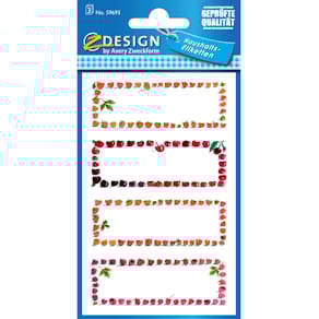 Einmachetikett Avery Zweckform Früchte-Umrandung