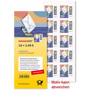 Briefmarke Deutsche Post, 2,90 €, selbstklebend (SK), 10er-Pack