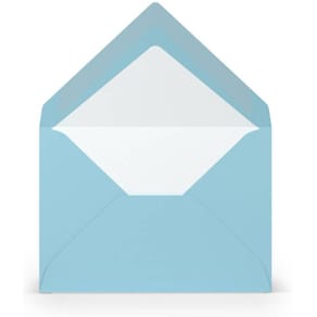 Briefumschlag Rössler Paperado, C7 SF, aqua