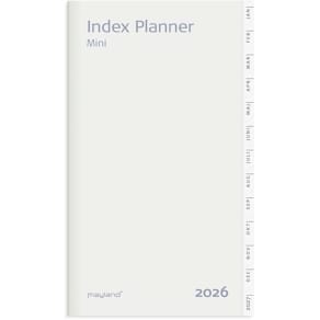 Kalenderpåfyldning Mayland INDEX 2026, hvid, FSC, 1 stk