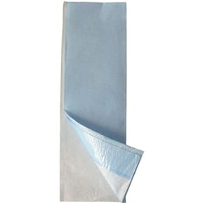Skötunderlägg vit/blå 37x50cm 150/fp