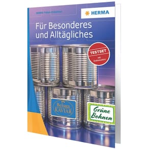 Folien-Etiketten HERMA Testmuster