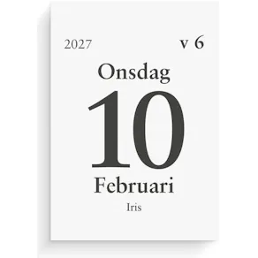 Dagblock Studieåret 26/27