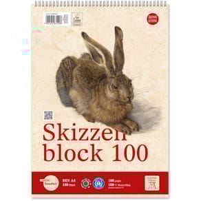 Skizzenblock Edition DÜRER, A4, 100 Blatt, weiß