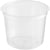 Plastbæger rPET, rund Ø101 x 76 mm, klar, 400 ml, 396 stk