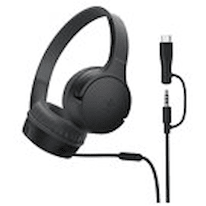 Belkin SoundForm Mini - Hörlurar med mikrofon - på örat