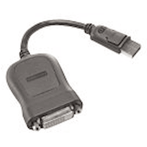 Lenovo - DVI-kabel - enkel länk - DisplayPort (hane) till DVI-D