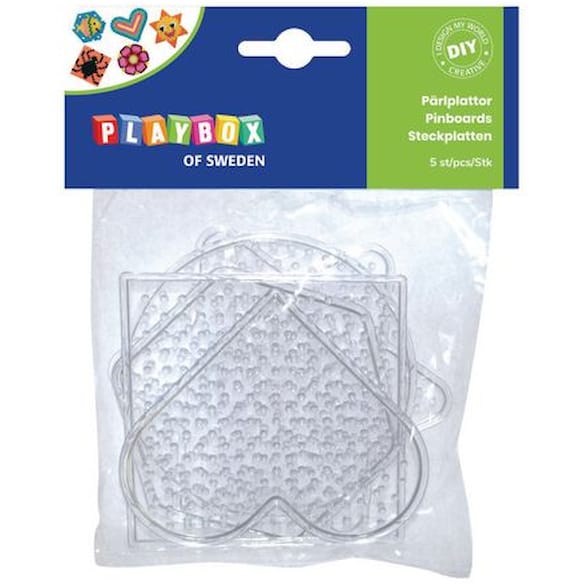 Perleplate PLAYBOX assortert (5)