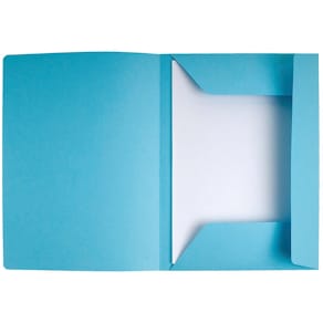 Dossiermap Exacompta Super 210, met 3 kleppen, lichtblauw