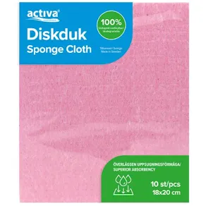 Diskduk ACTIVA röd 10/fp
