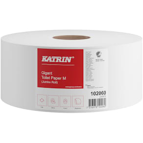 Toalettpapper KATRIN Basic Gigant M, 1-lager, 435m, 6/fp
