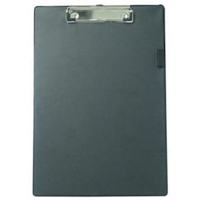 Skrivplatta enkel A4 PVC svart