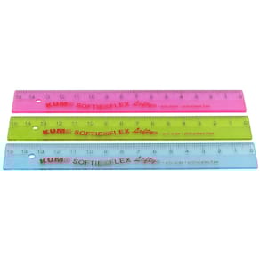 Plastiklineal KUM Softie Flex, 15 cm