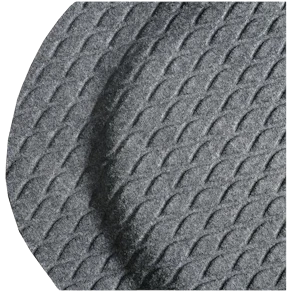 Ståmatta Yoga Fashion 58x83cm, textil PET grå