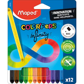 Farbstiftetui Maped Color'Peps Infinity, 12 St.