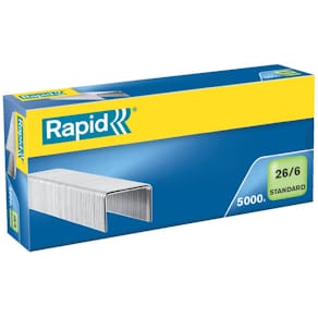 Heftklammern Rapid 26/6 G, verzinkt