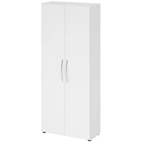 Flügeltürenschrank HAMMERBACHER BM 4100, weiß/weiß, 80x34,6x188cm