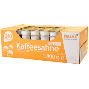 Kaffeesahne Hellma, 10% Fett, VE=240 à 7,5 g
