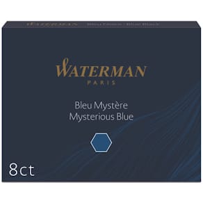 Tintenpatronen Waterman, 8 St., blau-schwarz