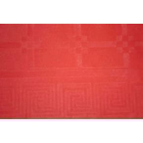 Rulledug rød træfiber, 50 m x 1,2 m, glat/præget, 1 rulle