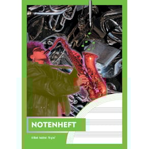 Notenheft PVP, A4h, 12System, 8BL, HF