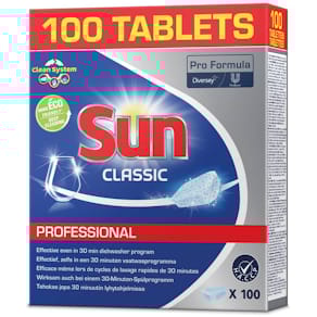 Spülmaschinentabs Sun Professional Classic, 100 Stück
